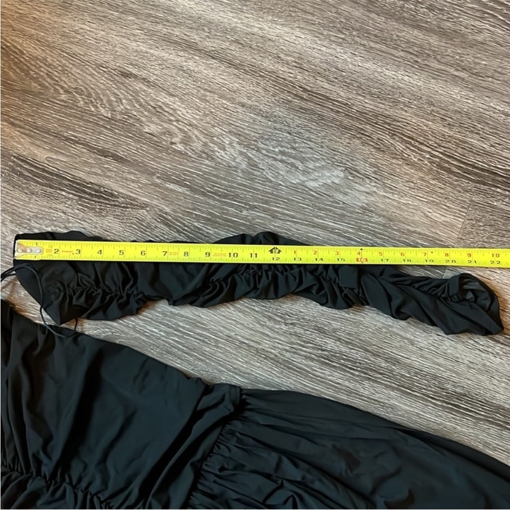 Rosetta Getty Ruched Strapless Dress - Picture 12 of 13